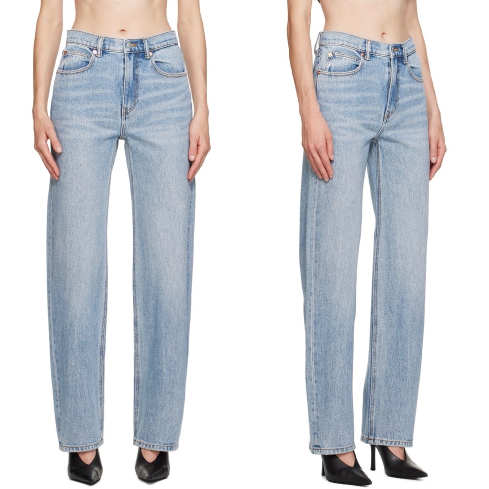 Alexander Wang ez mid-rise straight-leg jean size 29